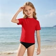 thumbnail image 5 of Boys' Rash Guard Shirts UV Sun Protection Shirts for Swimming Quick Dry Kids Clothes 5-6 Years, 5 of 5