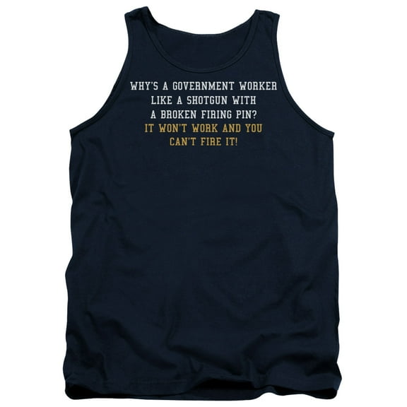 - Government Worker - Tank Top - Medium