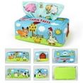 thumbnail image 2 of PENGXIANG Paper Towel Toys Finger Exercise Soft Safe Montessori Durable Creative Simulated Baby Plush Storage Box, 2 of 17