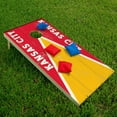 thumbnail image 2 of Cornhole Board Wraps and Decals for Boards Set of 2 Skins Professional Vinyl Covers Sticker - Kansas Football Tailgating Cornhole Wraps Stickers Cornhole Skins Cornhole Wraps for Boards, 2 of 6