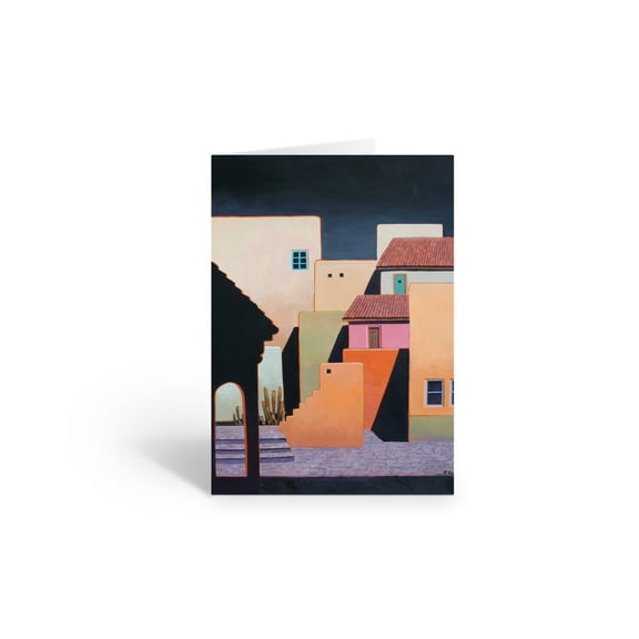 Southwestern Adobe Home Note Card -10 Cards and Envelopes - 14369