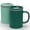 Green/Hunter Green, variant on Copco Iconic 16oz Double Wall Insulated Desk Mug with Lid and Handle, Set of 2, BPA-Free Reusable Plastic, Spill-Proof, Microwave & Dishwasher Safe, Wide Mouth, Cup Holder Friendly (Aqua/Mint)