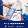 thumbnail image 4 of Membrane Solutions 50 Micron Sediment Water Filter Replacement PP Polypropylene Cartridge 10"x 2.5" for Whole House RO Water Filtration, 4 Pack, 4 of 7