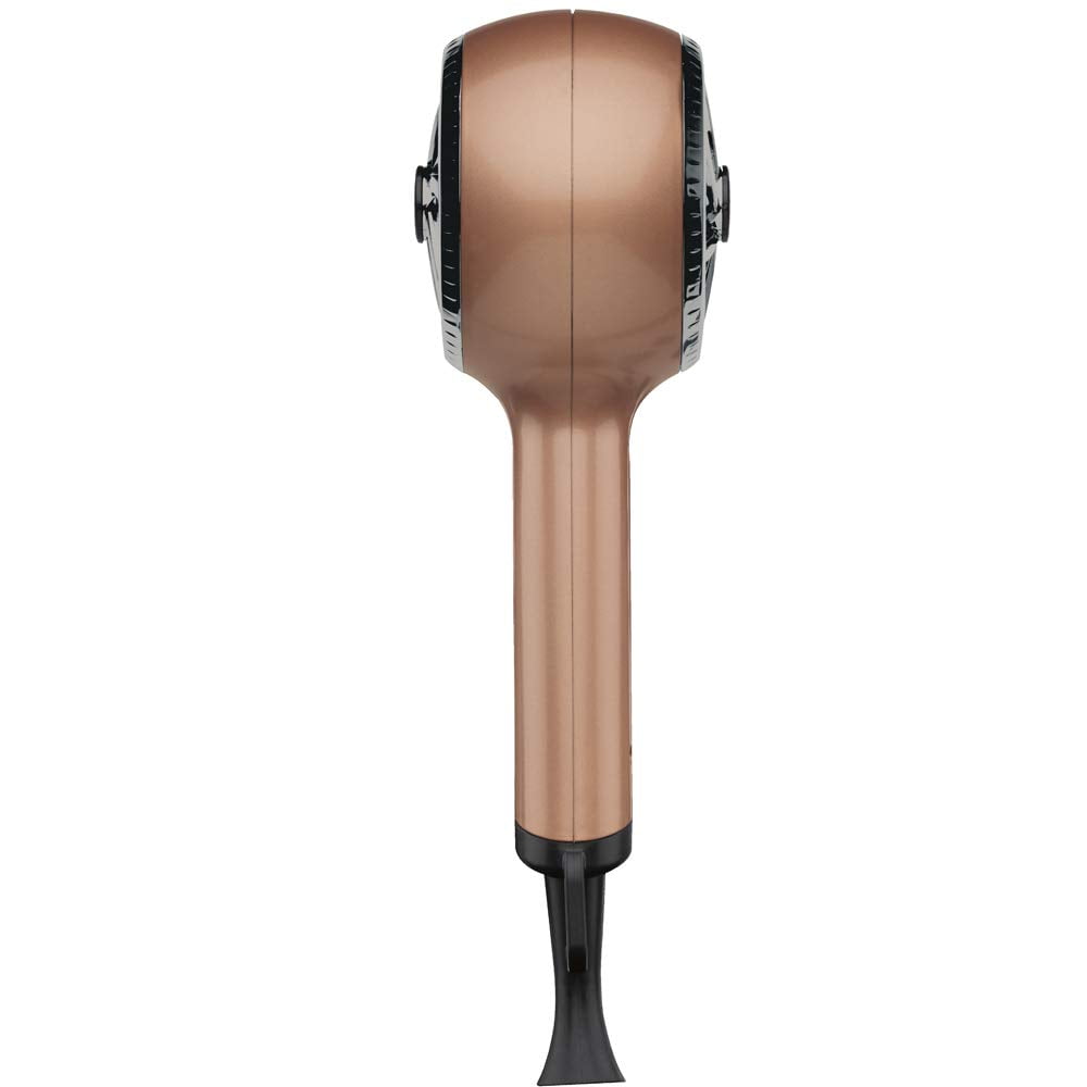 PRO Beauty Tools 1200 Watt Ionic Copper Ceramic Hair Dryer With Concentrator Attachment, Corded Electric Hair Blow Dryer