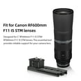 thumbnail image 4 of JLwin Camera Lens Tripod Mount Lens Collar Replacement Foot Tripod Holder Support Compatible with Canon RF600mm F11 IS STM/ RF800mm F11 IS STM Lens Tripod Support Base Quick Release, 4 of 8