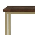thumbnail image 5 of Skyler SOLID MANGO WOOD and Metal 22 inch Wide Square Industrial End Table in Beach Brown, 5 of 5