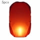 thumbnail image 1 of Linterna Kongming, lámpara de deseos ignífuga, especial para parejas en festivales, linterna de bendición, linterna de cielo grande, marcador gratuito, rojo, 5 piezas, 1 of 5