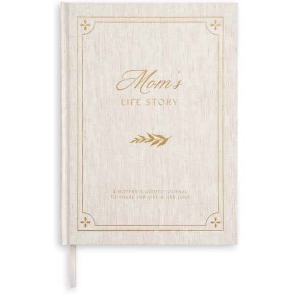 And Per Se Mom's Journal-Ask Me What You Want, Mom Gifts and Book Lovers Gifts with Thoughtful Prompts, Questions- Journals for Women (Beige)