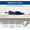 thumbnail image 4 of FDW Queen 10 Inch Medium-Firm Gel Memory Foam Mattress, CertiPUR-US Certified, Bed in a Box, Pressure Relief, White, 4 of 7