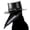 Black, variant on Holiday Plague Doctor Bird Mask,Halloween Raven Mask,Plague Bird Beak Masks Long Beak Crow Masks Outfit