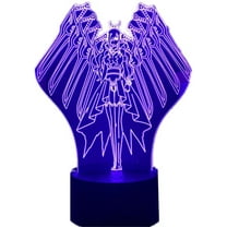 AVEKI Brithday Gift 3d Led Light Anime Fairy Tail Erza Scarlet for Kids Bedroom Decor Night Light Manga Room Desk Lamp Acrylic 7/16 Color Remote