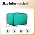thumbnail image 5 of Fotbe Turquoise Light Blue for Four Slice Toaster Cover, Fingerprint Protector, Super Soft Appliance Cover And Dust Cover,Bread Dust Cover & Fingerprint Protection, 5 of 7