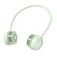 thumbnail image 1 of Ventilador de cuello plegable, silencioso, recargable, para colgar en el cuello, sin aspas, personal Verde, 1 of 9