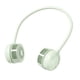 thumbnail image 1 of Ventilador de cuello colgante, silencioso, recargable, flexible, plegable, sin aspas Verde, 1 of 9
