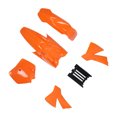 thumbnail image 1 of Motorcycle Splash Guard Kit, Orange Front Wheel Fairing Cover Kit Lightweight Robust Perfect Match  for Senior Adventure Junior 50cc SX SR JR, 1 of 7