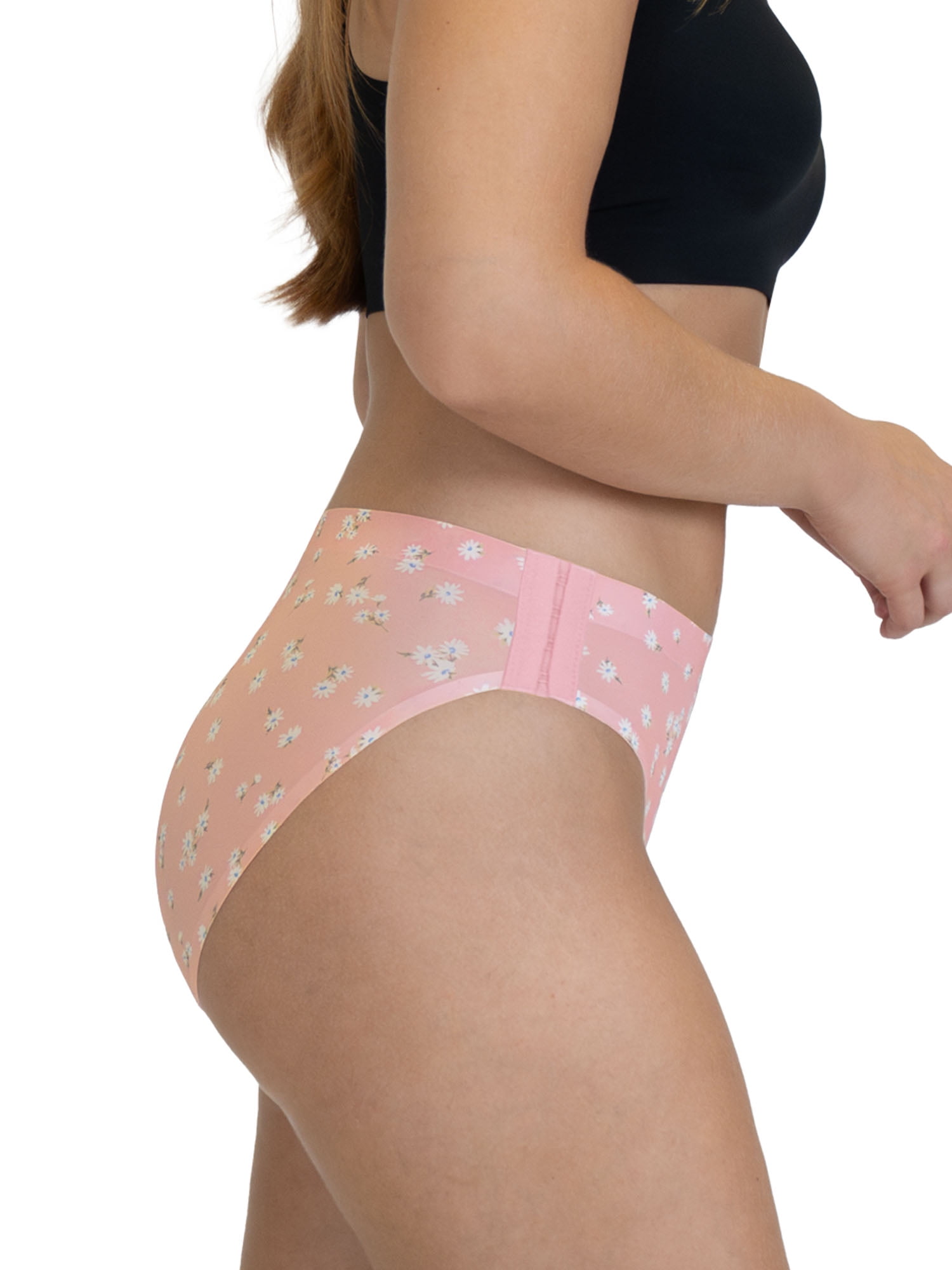 No Boundaries Bikini Super Adaptive Absorbency Period Underwear, 2-Pack, Women’s Sizes S-XXL