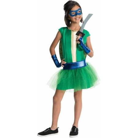Teenage Mutant Ninja Turtles Deluxe Leonardo Girl Tutu Girls' Child Halloween