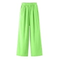 thumbnail image 3 of Mens Stylish Summer Ice Silk Lounge Pants, Loose Wide Leg Versatile Outdoor Casual Streetwear Trousers with Pockets 2026 Spring Summer Limited-time offer, 3 of 4