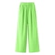 thumbnail image 4 of Ceisia Men's All-Season Solid Color Wide Gift Leg Pants Ice Silk Drape Fabric Elastic Waist Drawstring Pockets for Outdoor Casua l Daily, 4 of 9