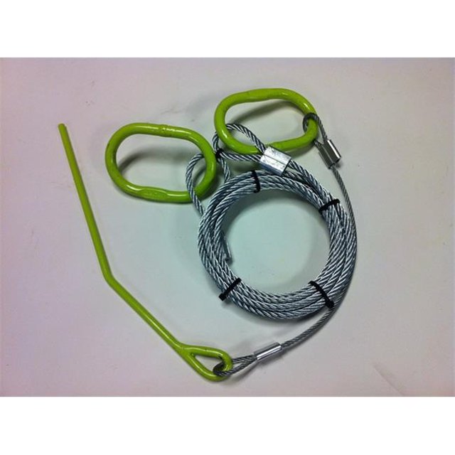 Heavy Duty Log Choker Cable with Rings & Probe Stake