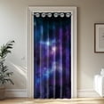 thumbnail image 1 of Cortina estilo galaxia para puerta, cortina de nebulosa espacial, divisor de ambientes, cortinas para puertas plegables., 1 of 9
