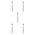 thumbnail image 2 of relayinert Macaron Color Toothbrush Vibrant And Stylish Plastic Three Head Toothbrush For Cleaning 418 Dream Purple Ad 5Set, 2 of 6