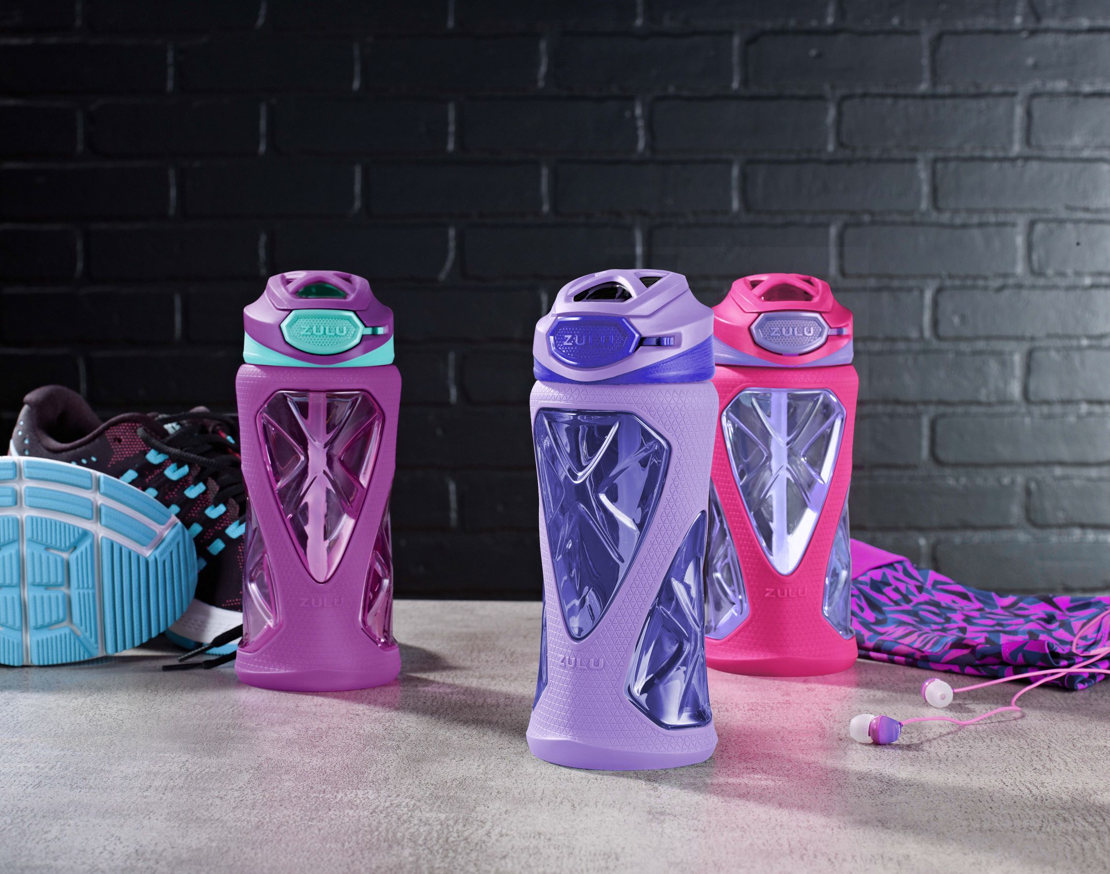 ZULU Torque Kids Tritan Plastic Water Bottle, Purple - $4 (reg