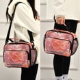 thumbnail image 6 of ALAZA Full Bloom Peony Lunch Box Insulated Cooler Bag Reusable Tote Bags Shoulder Strap, 6 of 7
