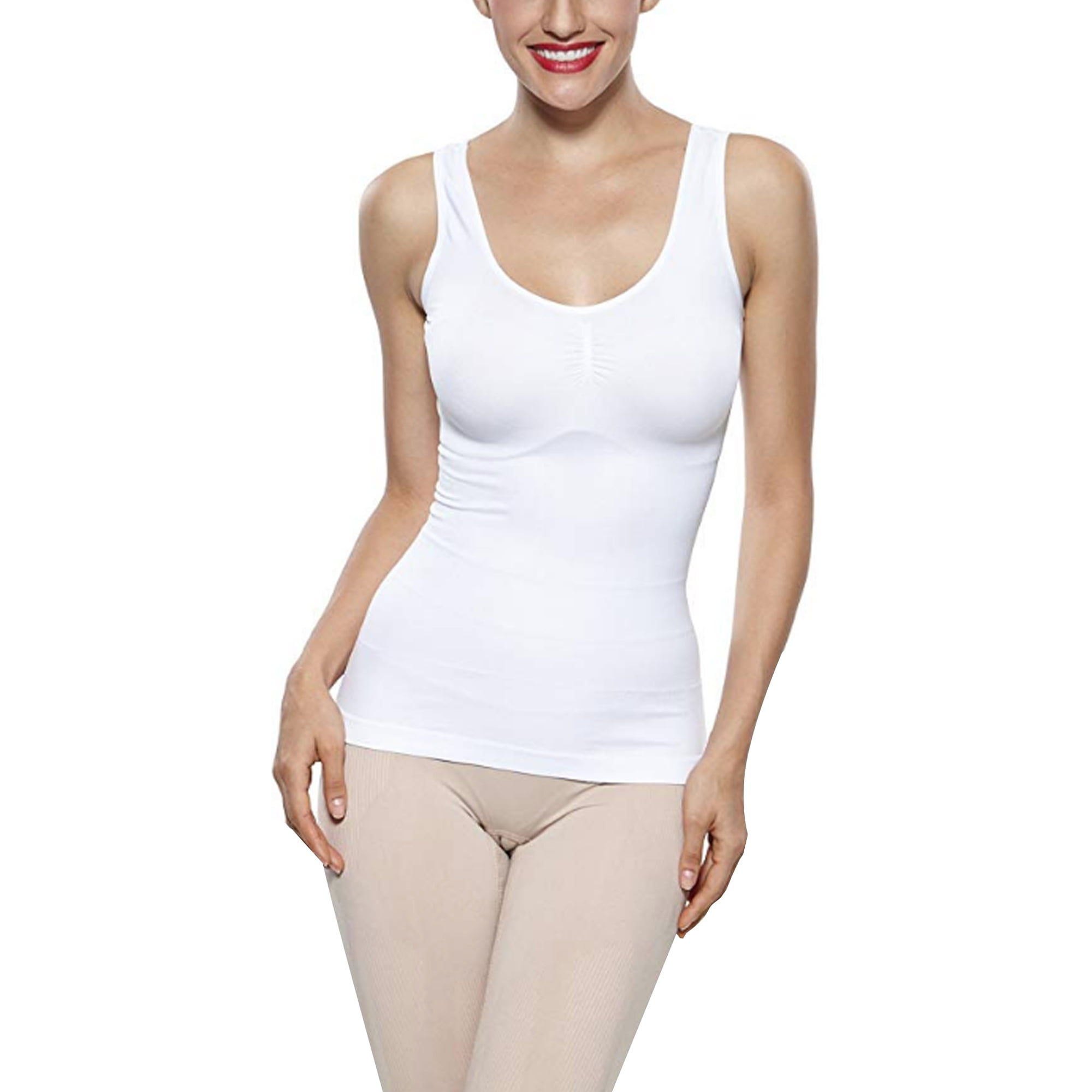 Firm Control Shapewear Vest Camisole Body Wrap Ladies Seamless Long Tank Top
