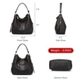 thumbnail image 4 of Bolso Realer Hobo Bucket para mujer de piel sintética, 4 of 9