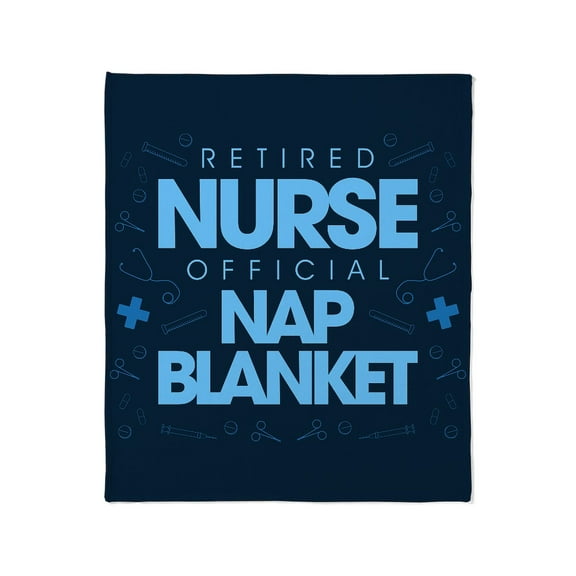 CafePress - Retired Nurse Official Nap Throw Blanket - Soft Fleece Throw Blanket, 50"x60" for All Ages