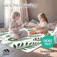 thumbnail image 4 of ODIKA 3'x5' Machine Washable Non-Slip Area Rug, Enchanted Fern Frond Botanical Wilderness Natural Sanctuary High Traffic Rug, Green, 702623, 4 of 5