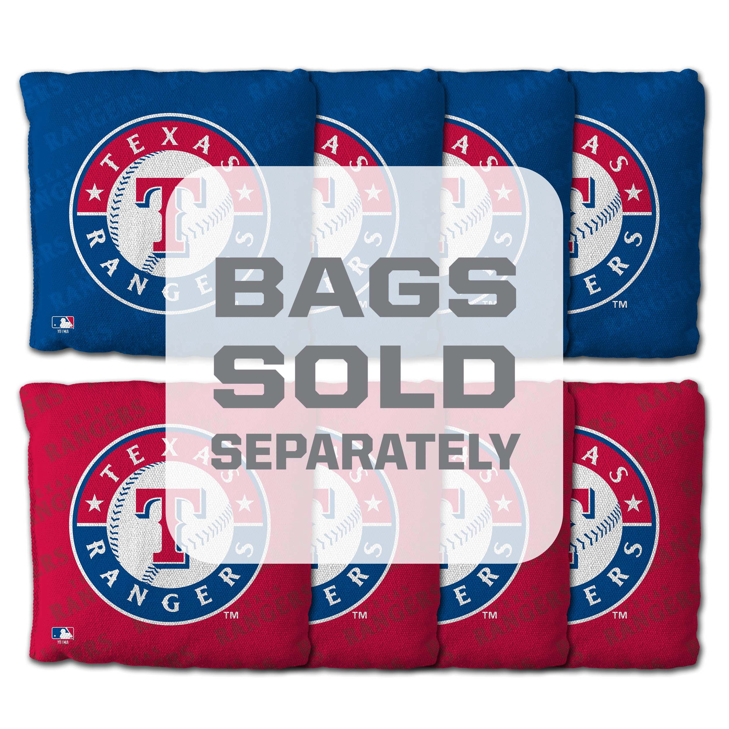 YouTheFan MLB Texas Rangers 2' x 4' Cornhole Game No Bags