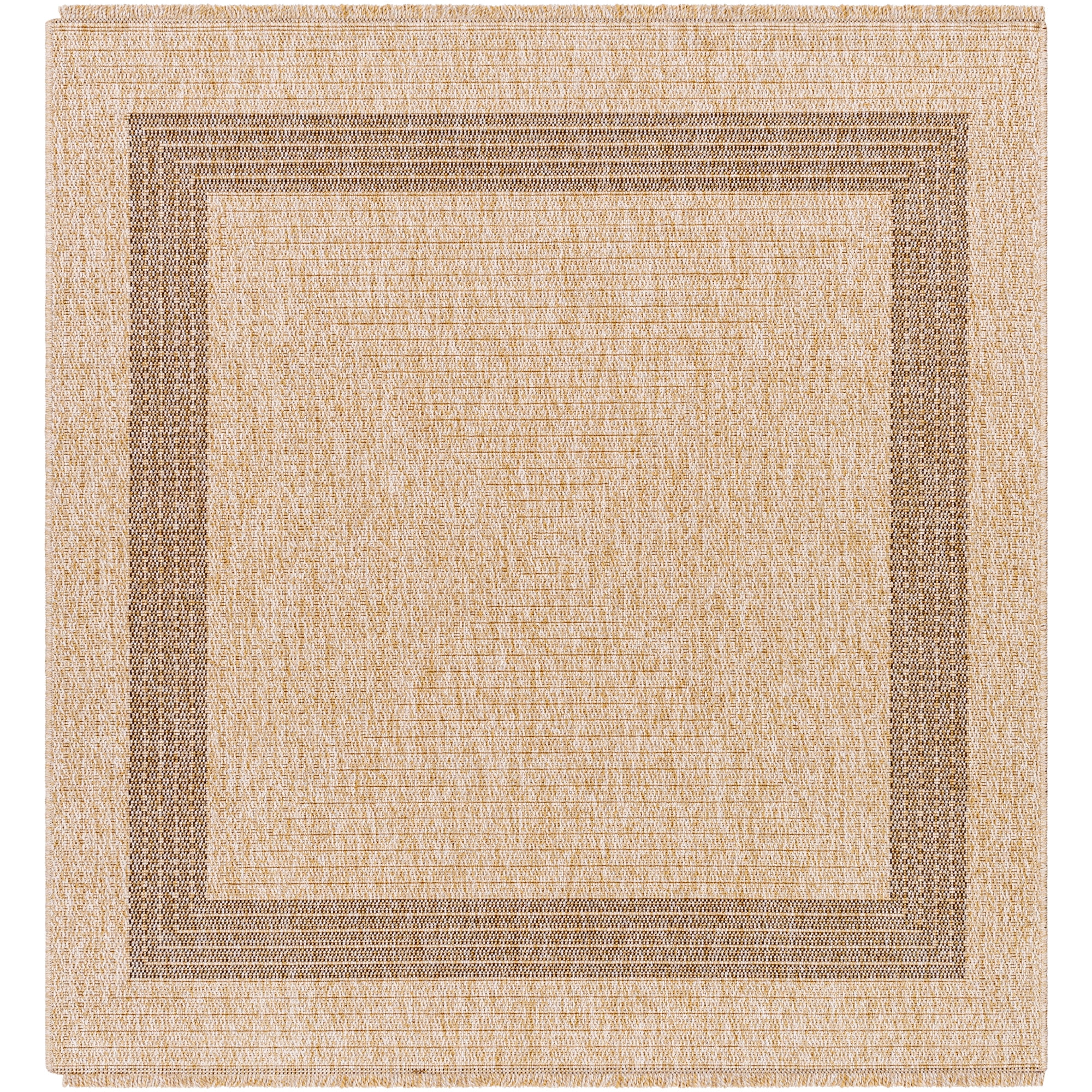 Artistic Weavers Encore Outdoor Area Rug, 7'8" x 7'8", Tan/Charocal