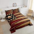 thumbnail image 4 of Erosebridal Baseball Comforter Set Twin Size Baseball Games Bedding Set American Flag Comforter Sports Theme Quilt Set, 4 of 7