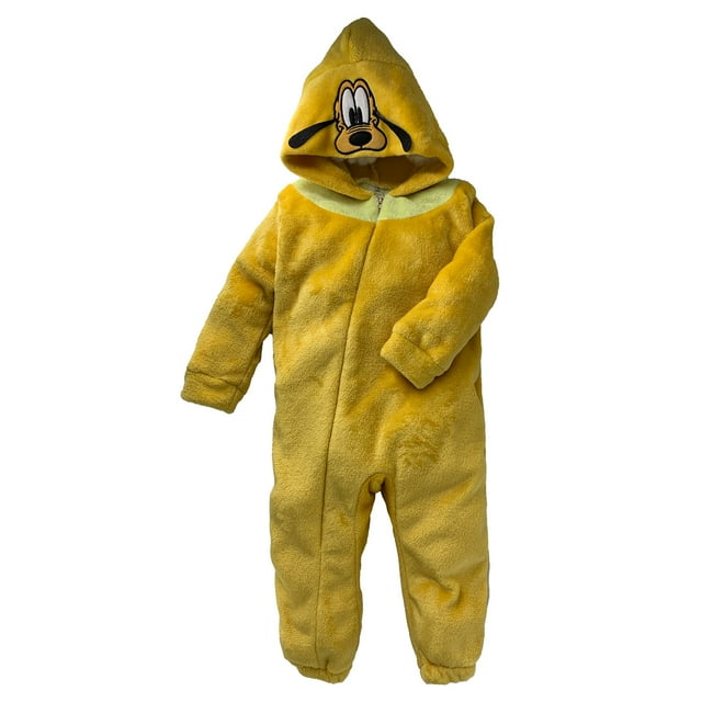 Mameluco con Gorro Bordado sin Pie Disney Pluto Disney Mameluco9447