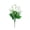 White, variant on Carnations Artificial Flowers, 1 Bunch 10 Heads 13in Silk Carnations Flowers with Stems for Wedding Bridal Shower Home Centerpieces Floral Arrangements (White)