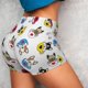 thumbnail image 4 of Fotbe French Bulldog With Coffee Cup Shorts Sin Costuras – Shorts Deportivos de Cintura Alta para Mujer, Elásticos para Gimnasio, Yoga, Running o Ciclismo-Small, 4 of 8