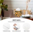 thumbnail image 2 of Kdxio Sunflowers 1 Print Tissue Box Cover,Square Decorative PU Leather Facial Paper Case Organizer Holder Dispenser for Bathroom,Night Stands,Desk,Car 5.2''X5.2''X5.2'', 2 of 6