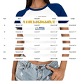 thumbnail image 4 of Gsakboxl Shirts for Women Women Retro World Cup National Flag Fan Support Cropped Short Sleeve T Shirt Soft Breathable Lightweight Casual Going Out Summer Fashion Top For Sports Supporters Green XL, 4 of 8