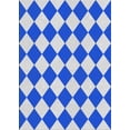 thumbnail image 1 of Ahgly Company Machine Washable Indoor Rectangle Transitional Gulf Blue Area Rugs, 2' x 4', 1 of 7