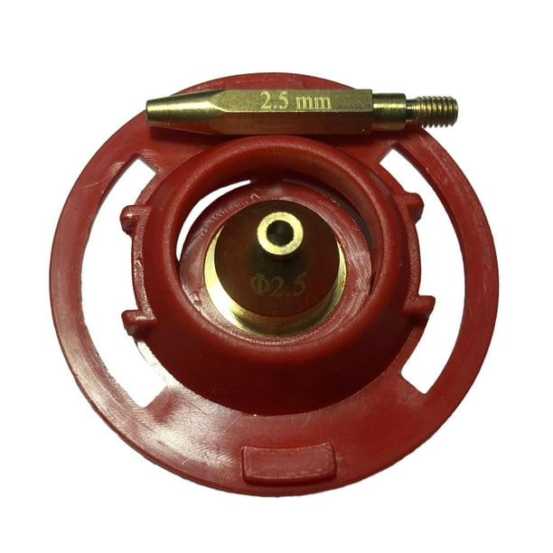 Boquilla de cobre para pintura eléctrica, piezas de reparación, superficie lisa, montaje cómodo. 25 mm