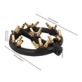 thumbnail image 2 of Natural Gas Jet Burner, 23 Tips G1/2 Round Shape Nozzle Jet Natural Gas Cast Iron Body with Brass Tips for Chinese Wok Range Grilling Stir Fry 126,500 BTU/HR, 2 of 17