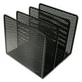 thumbnail image 2 of Urban Collection Punched Metal File Sorter, 3 Sections, Letter Size Files, 8" X 8" X 7.25", Black | Bundle of 2 Each, 2 of 4