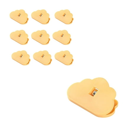 

Plastic Sealing Clips 10PCS for Food and Snack Bags 3-4.5inch，Fresh-Keeping Clamp Sealer，Assorted Sizes and Colors
