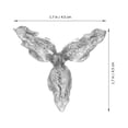 thumbnail image 4 of EeaseCA Rabbit Shaped Crystal Ball Base Crystal Ball Display Base Sphere Holder, 4 of 7