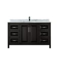 thumbnail image 3 of Wyndham Collection Wcv252560sunsmxx Daria 60" Free Standing Single Vanity Set - Dark, 3 of 7