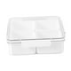 thumbnail image 1 of Contenedor de almacenamiento de alimentos Plato dividido extraíble con tapa Rejilla múltiple dividida Cuadrado 4 compartimentos., 1 of 9