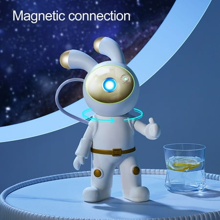

Sarkoyar Night Light 1 Set Astronaut Night Lamp Creative Shape Remote Control Large Projected Area Brightness Adjustable Rechargeable Astronaut Space Projector LED Bedside Lamp Decor Home Supplies