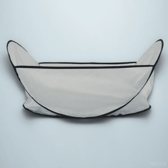 OFFIGAM hair cut catching cape Pet Shearing Bib Grey Easy Cleaning 1Set